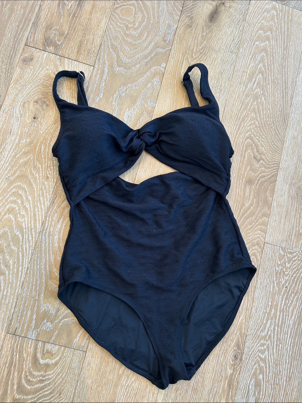 Anne Cole Black One Piece Cutout Swimsuit